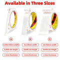 Double Sided Tape,1in X 9.85ft Heavy Duty Removable Mounting Tape