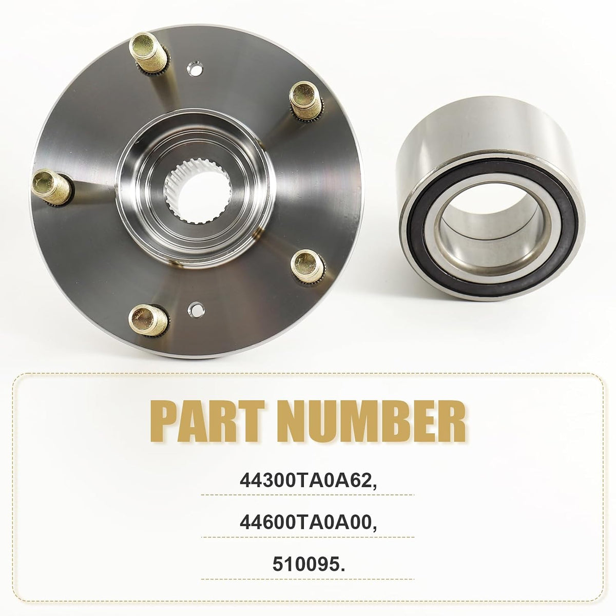 Front Wheel Bearing Hub for Accord 2008-2012 Crosstour 2010-2015