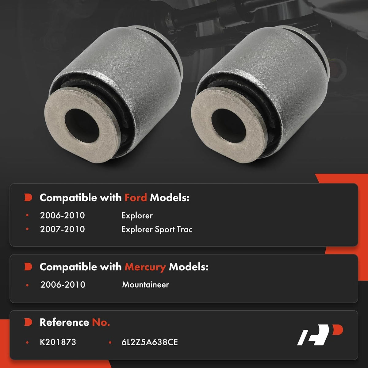A-Premium Rear Upper Control Arm Bushing Kit
