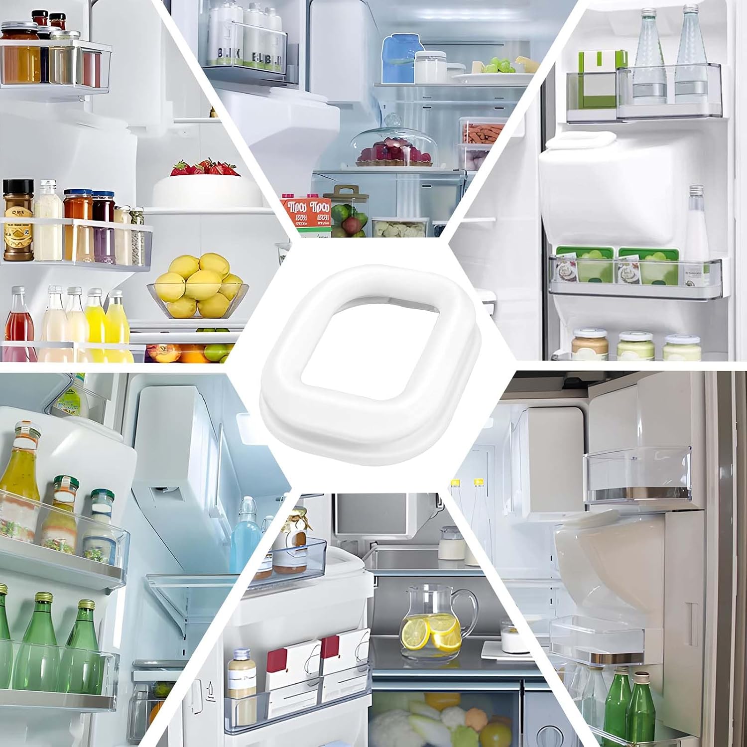 DA63-06945A Ice Maker Seal and Gasket Compatible with Samsung Refrigerators | Replacement for Samsung ice maker