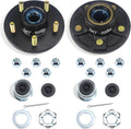 5x4.5 Trailer Hub Kits for 3500lb 1-1/16'' to 1-3/8'' Tapered Axle