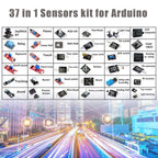 37/Set Sensor Assortment Kit 37 in 1 Sensor Module Starter Kit for Arduino MCU Educ(Infrared/Temperature/Avoid Obstacle/Buzzer Sensor etc)