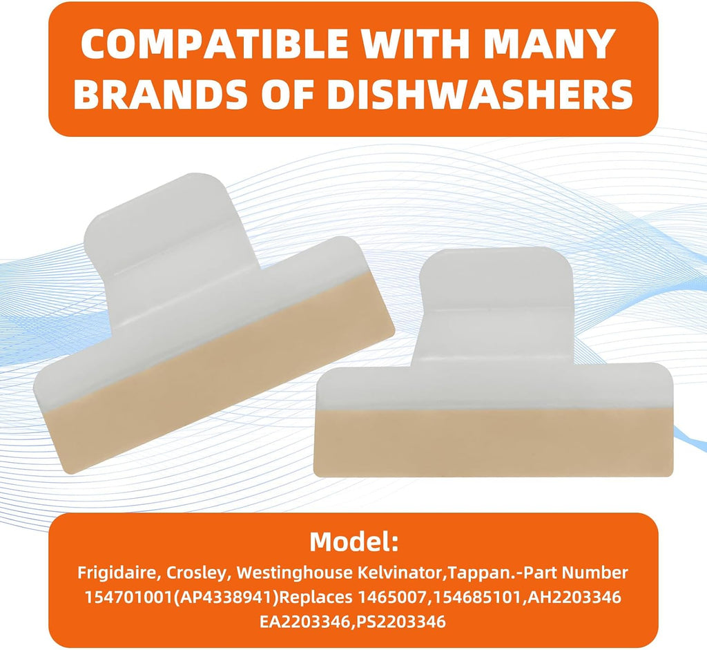 5Pcs 154701001 Dishwasher Splash Shield Guard Seal Replacement Part