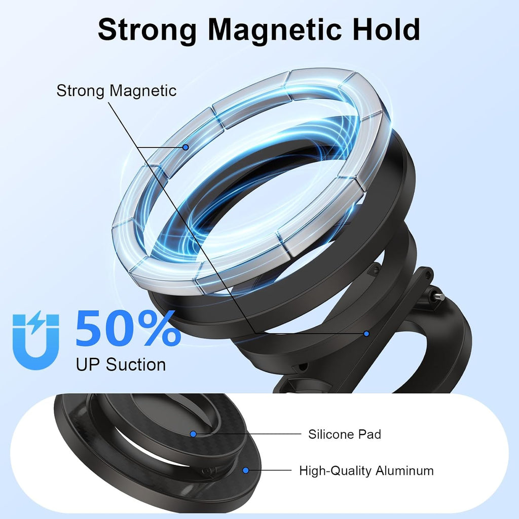 Magnetic Phone Grip Stand MagSafe Ring Holder for Samsung Galaxy S26 Ultra | Magnet Gym Finger Grip Kickstand