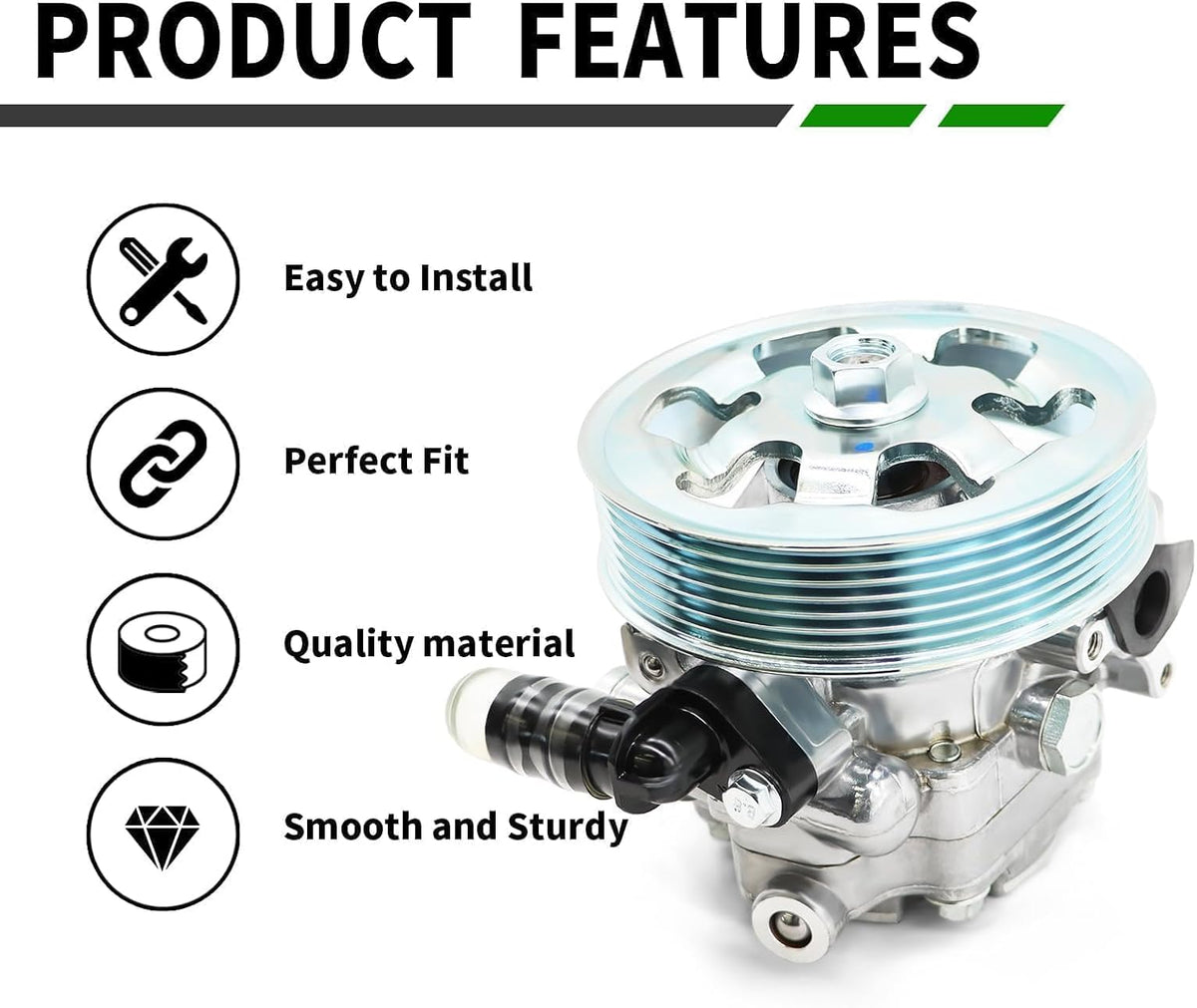 21-5341 Power Steering Pump Compatible with Accord 2003-2005