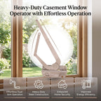 Casement Window Dual Arm Operator with Handle