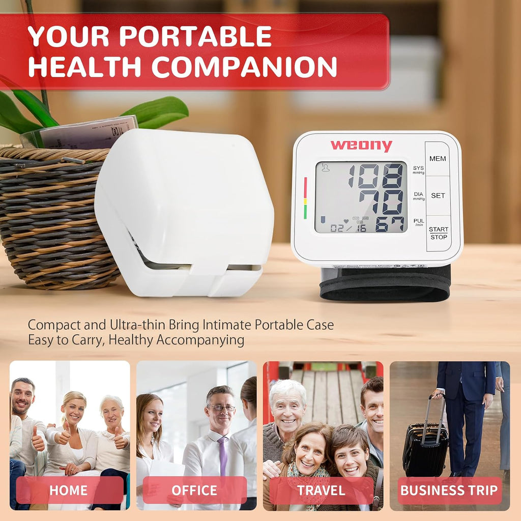 Wrist Blood Pressure Monitor,Blood Pressure Monitor for Home Use