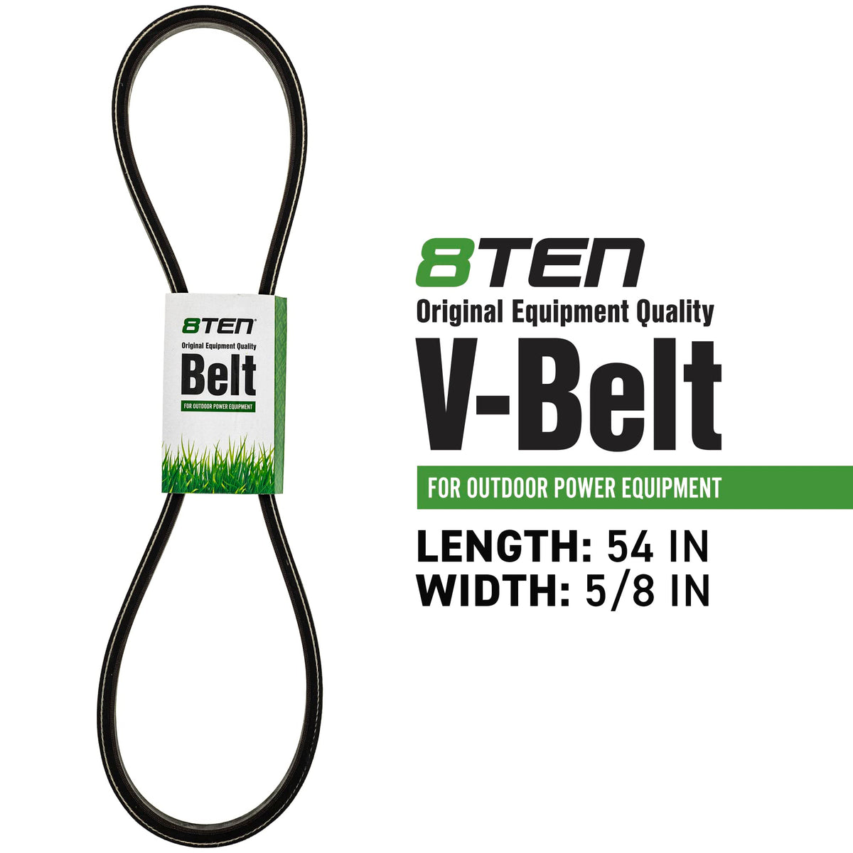 8TEN Raw Edge Drive Belt for John Deere PT12668
