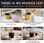150 Pcs Cold Brew Bags 4x6 inch, No Mess Disposable Cold Brew Coffee Filter Pouches with Drawstring Large Empty Tea Bag for Loose Leaf Tea, Iced Coffee, Herbs, Spice, Home brewing, Hot pot