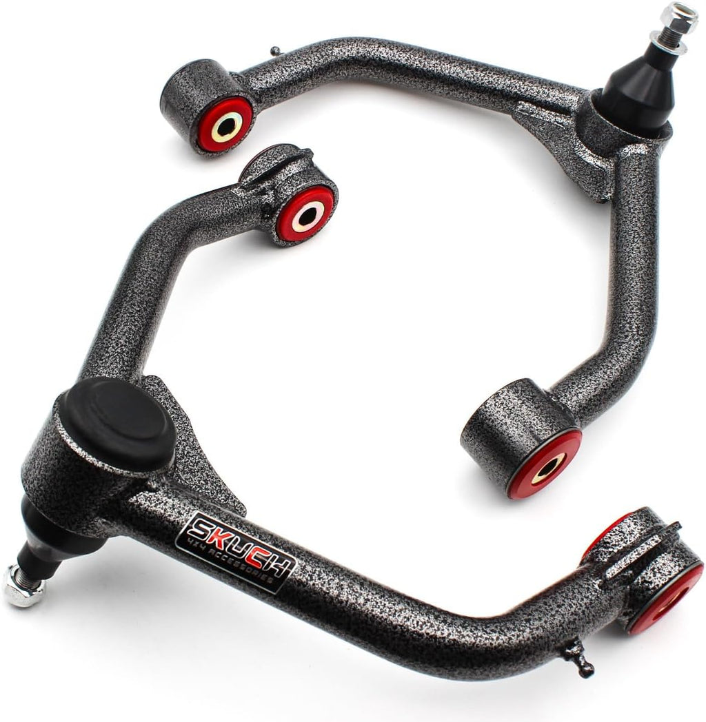 Front Upper Control Arms with Ball Joints for 2009-2018 Dodge Ram 1500 4WD - 2-4" Suspension Tubular Control Arms - Compatible with 2019-2024 Dodge Ram 1500 Classic 4WD (2Pcs)