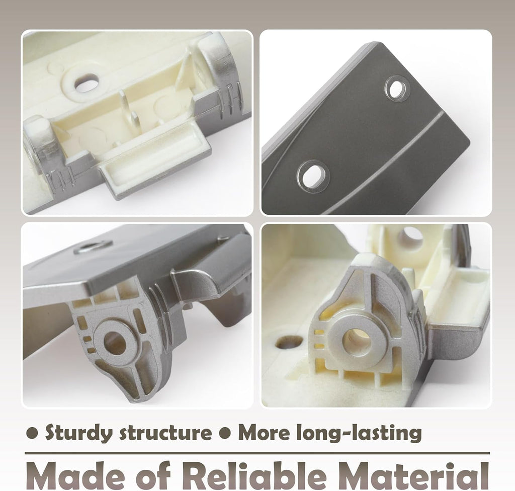 DA67-02057A & DA67-02056A Refrigerator Freezer Door Handle Mounting Cap Compatible with Samsung Fridge RF263ERS/XAA RF266AERS/XAA RFG297AARS/XAA, Left & Right Side Handle End Cap