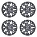 14" Universal Hubcaps for Steel Wheel Rims Cover+ Snap On