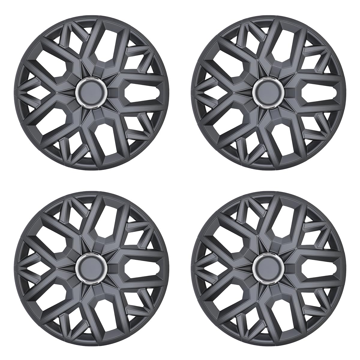 14" Universal Hubcaps for Steel Wheel Rims Cover+ Snap On