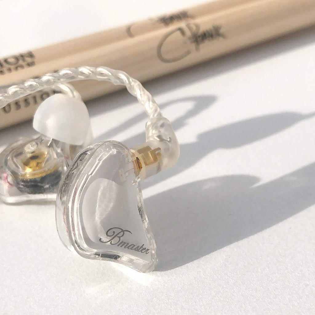 Bmaster Triple Drivers in Ear Monitor Headphone with Two Detachable Cables Fit in Ear Suitable for Audio Engineer
