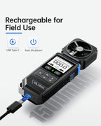 FAM-02 Handheld Anemometer for HVAC, Drone Flying & Sailing