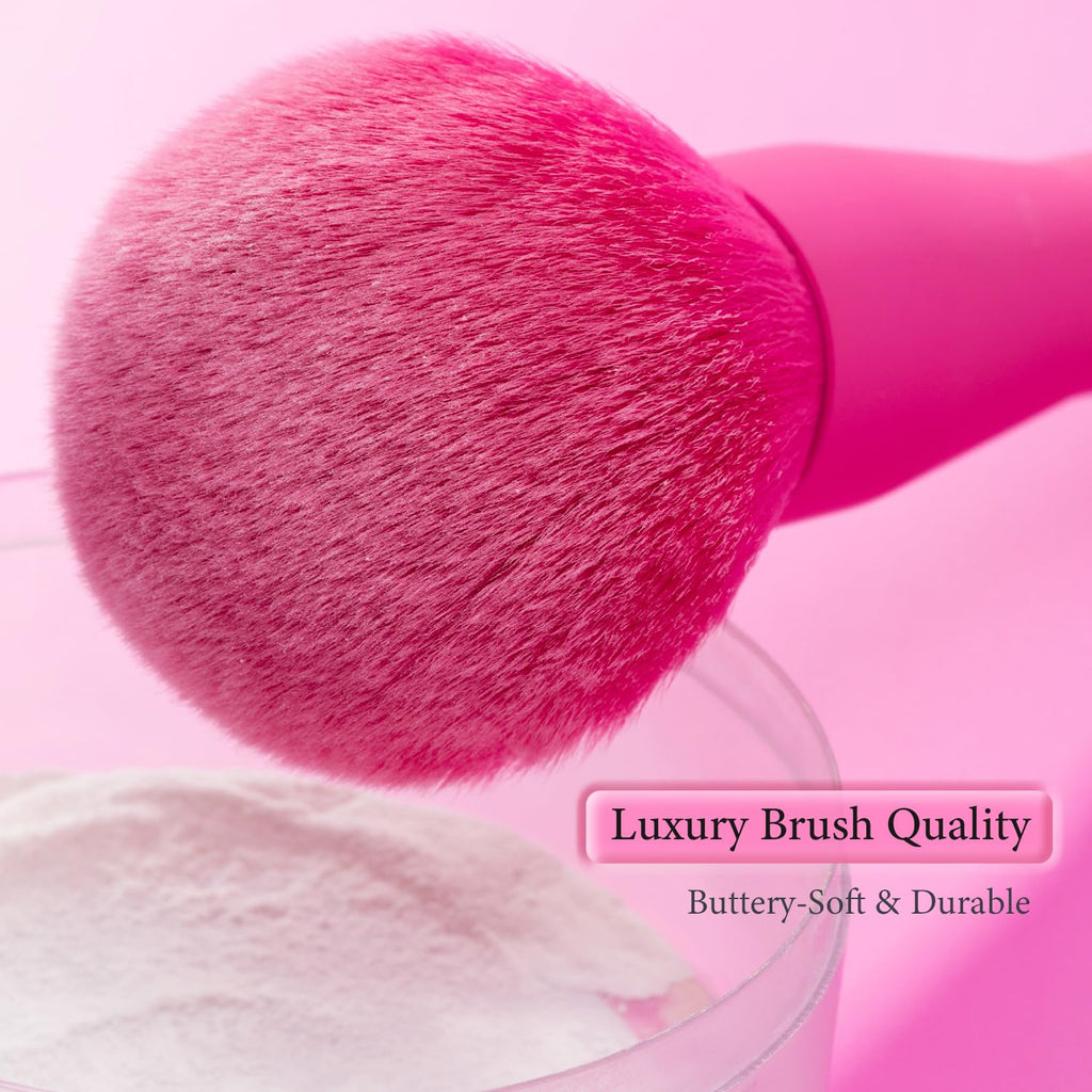 Makeup Brush Set, 15 Piece Quality Makeup Brushes, Premium Synthetic Make Up Brushes for Foundation Powder Blush