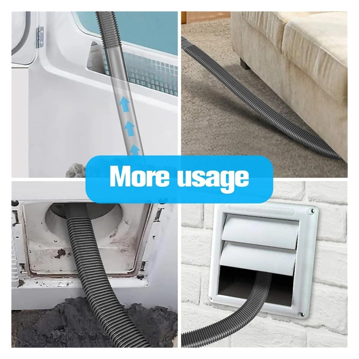 Dryer Vent Cleaner Hose Tool, Compatible with Dyson, V6 DC35