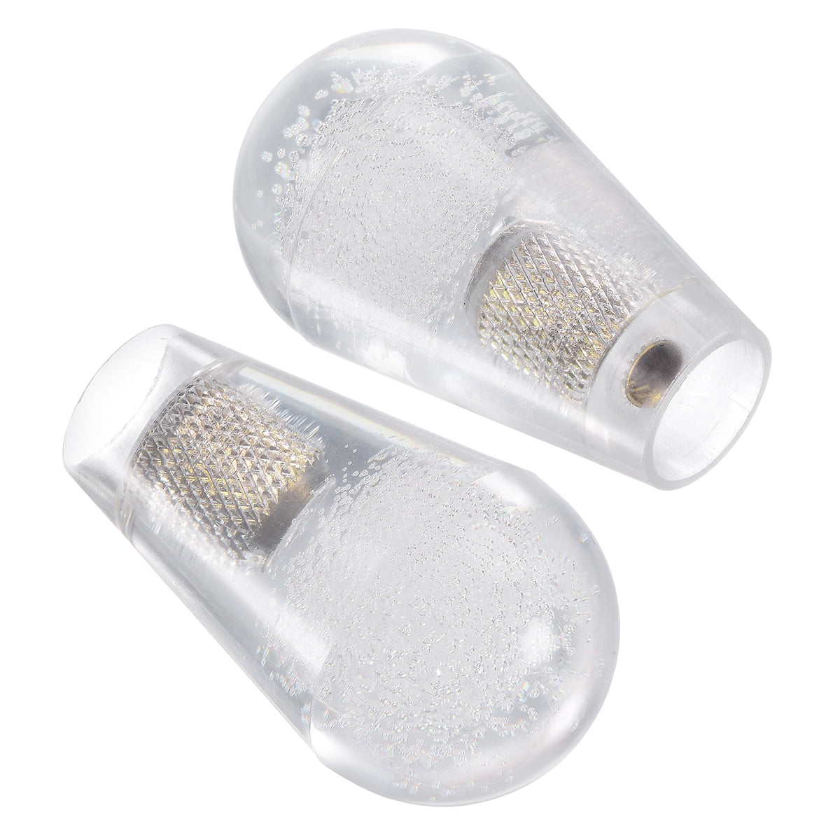 Ellipse Oval Joystick Head Rocker Ball Top Handle Arcade Game Replacement White 2pcs