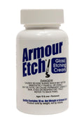 Glass Etching Cream 10 oz Net Weight - Permanent Frosted Effect
