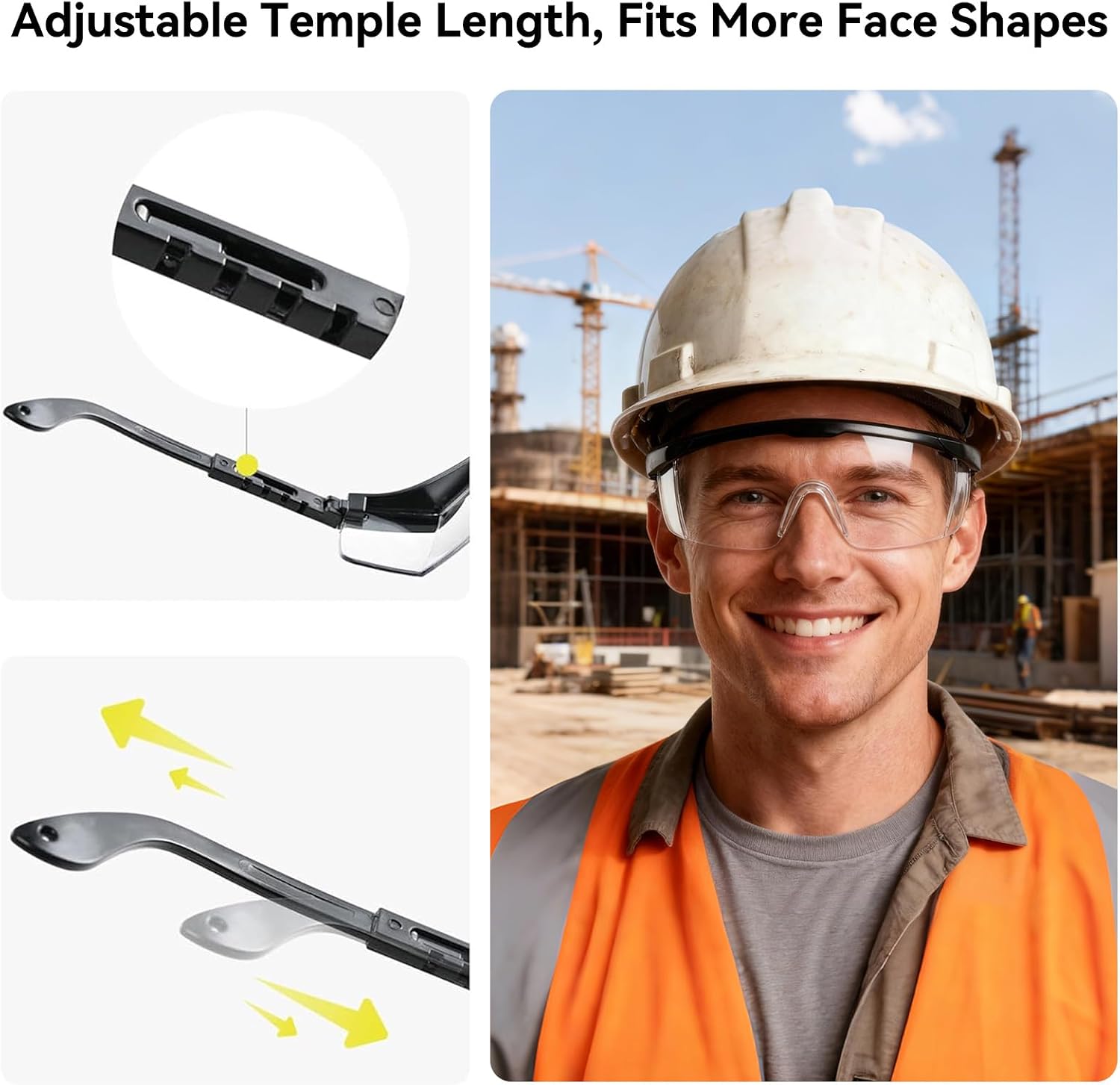 Safety Goggles Protective Eyewear Goggles, Anti Droplet Debris Googles for Work Lab