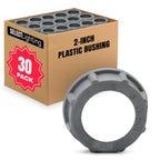 SELECT 30 Pack Insulated Plastic Bushing, 2 Inch Rigid PVC Electrical Bushing for Superior Grounding Performance, Fire Retardant Threaded Conduit Fittings