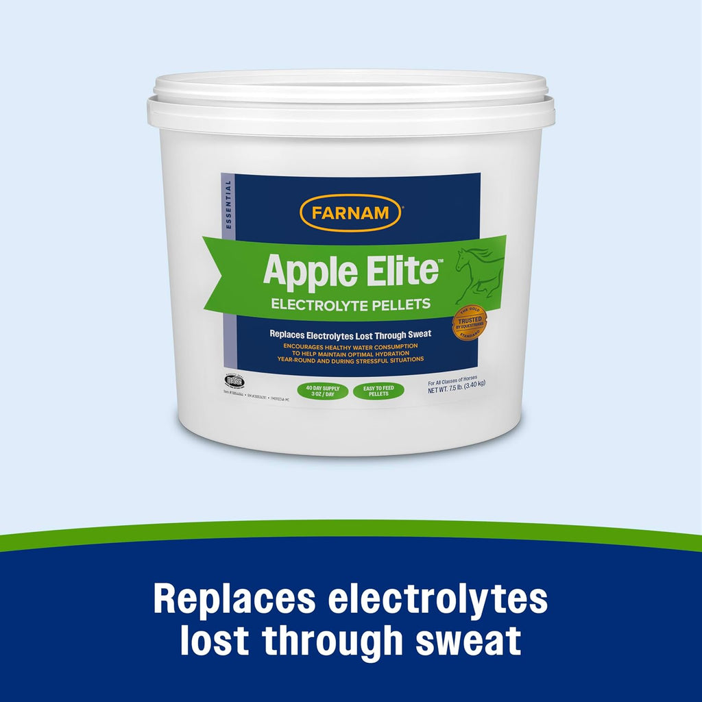 Apple Elite Horse Electrolytes Pellets Supplement, 40 Day Supply