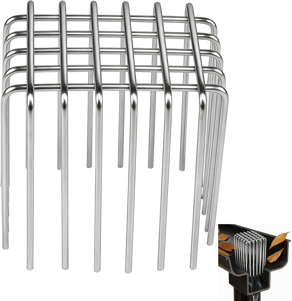 Adjustable Gutter Guard 304 Stainless Steel, Downspout Cover 3.5" L × 2.6" W × 3.9" H - Downspout Filter & Extension