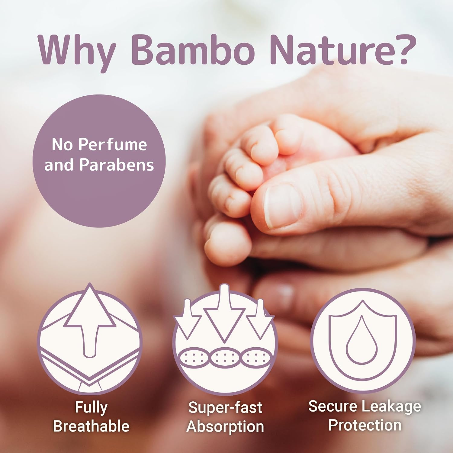 Premium Eco-Friendly Baby Diapers, Size 1 (4-9 Lbs), 36 Count