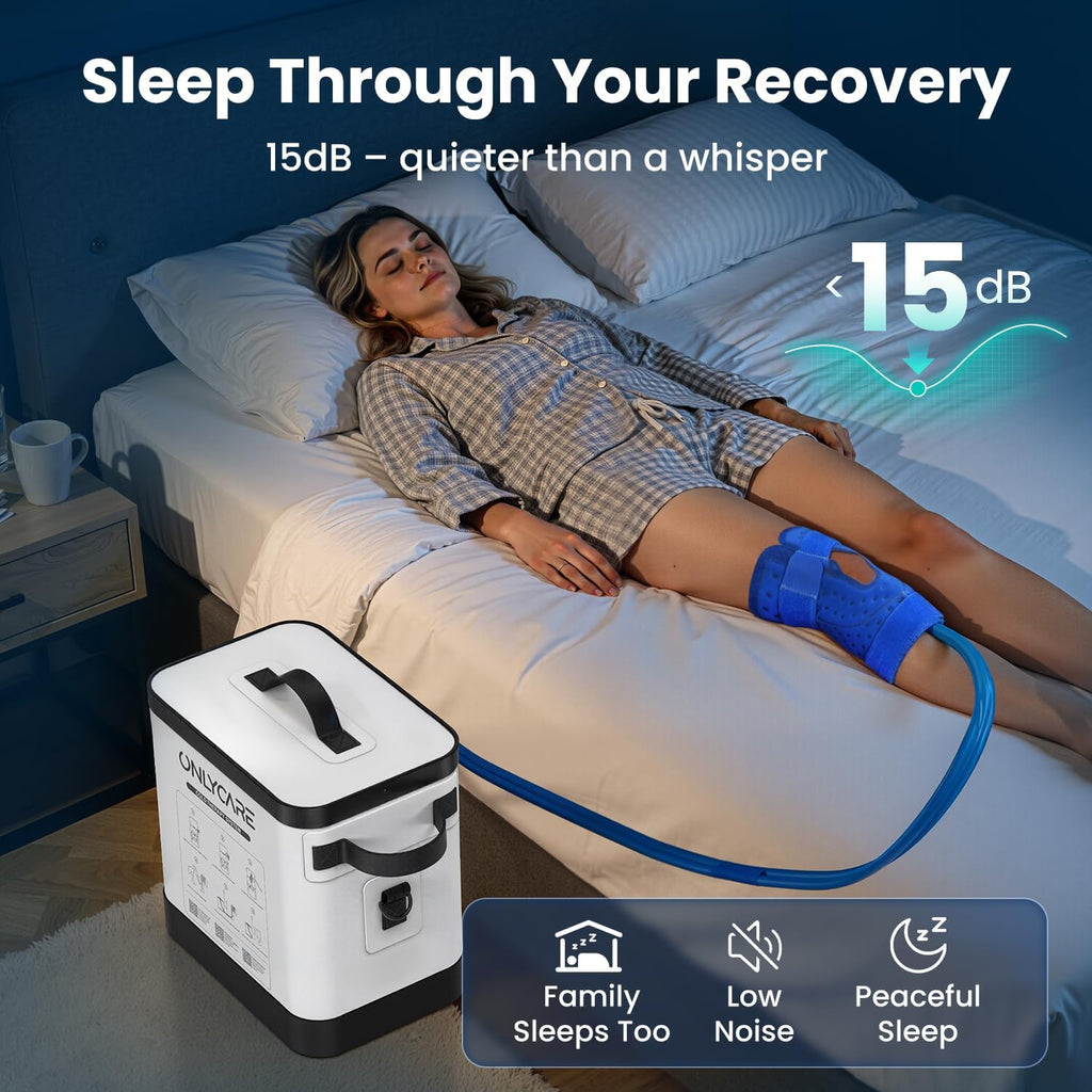 Cold Therapy Ice Machine 2.0 w/Programmable Timer & Quiet Pump