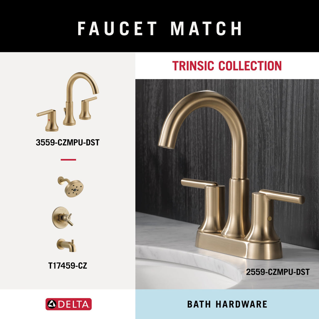 Single Post Toilet Paper Holder | Champagne Bronze | Wall Mount | Trinsic Bathroom Accessories