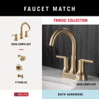 Single Post Toilet Paper Holder | Champagne Bronze | Wall Mount | Trinsic Bathroom Accessories