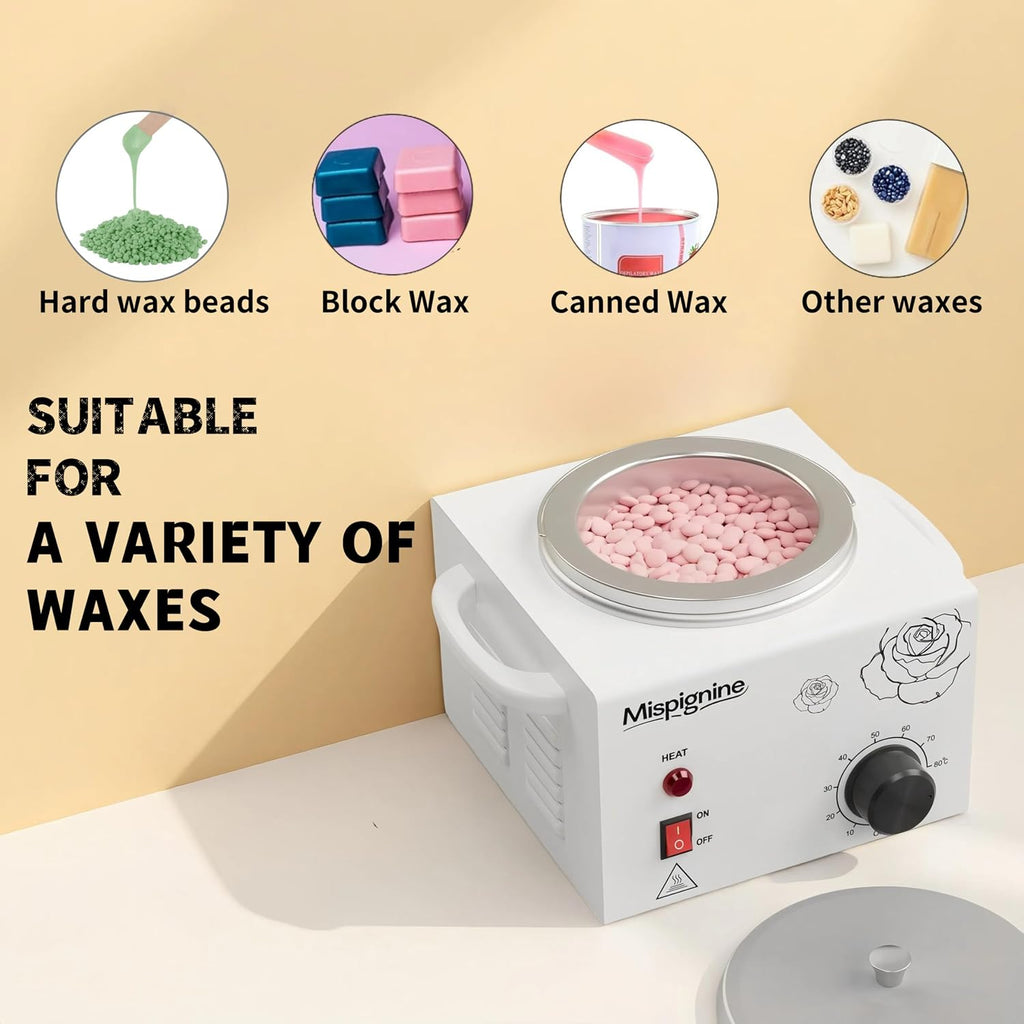 Wax Warmer, Professional Wax Pot for Hair Removal | Large Waxing Machine Electric Waxing Heater for SPA Salon Equipment.