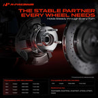 A-Premium 2 x Front Wheel Bearing and Hub Assembly Compatible with Mini