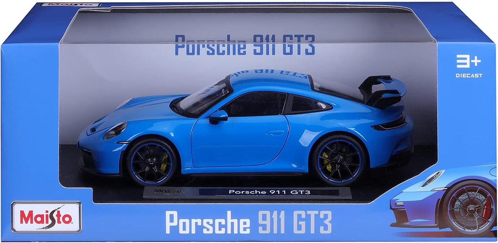 2022 Porsche 911 GT3 Super Car - 1:18 Scale - Incredibly Detailed Die-Cast Replica Collectible Car Model, Blue