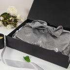 5-Pack Black Gift Boxes with Lids 12x8x2.5 Inches, Foldable
