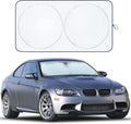 Car Windshield Sunshade | Blocks 99% Heat & Keeps Interior Cool | Universal Fits Cars, SUVs, Trucks | Automotive Sun