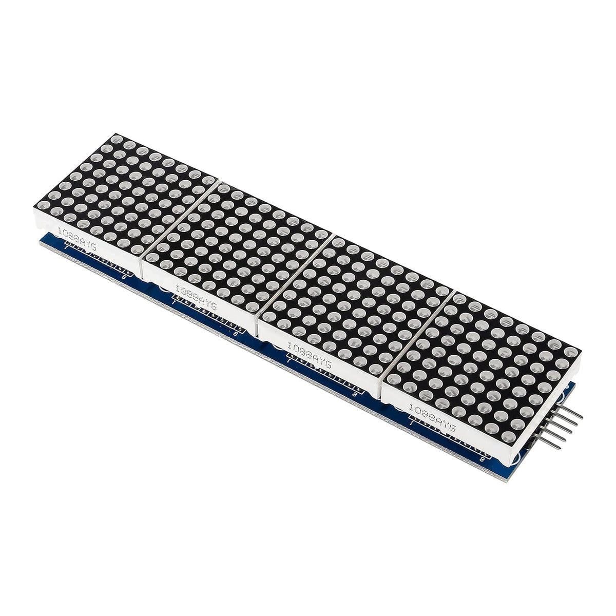 3PCS MAX7219 Dot Matrix Module 32x8 4 in 1 LED Display Modules Drive with 5Pin Wires for Arduino Raspberry Pi (Red)