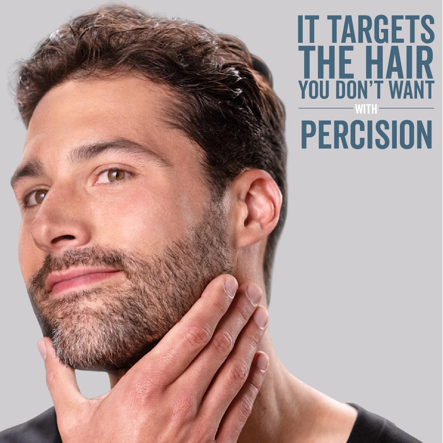 Titanium Edge Ear & Nose Trimmer | Titanium-coated ear & nose trimmer with dual blades, built-in light, and
