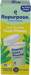 Repurpose, Cup And Lid Set Compostable, 10 Count