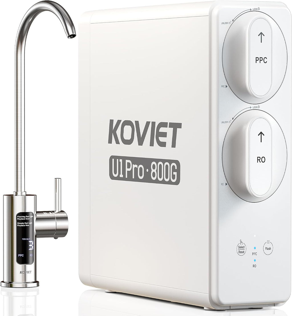 U1 Pro Under Sink Reverse Osmosis System, 800GPD Tankless