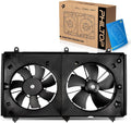 PHILTOP 620225 Radiator Cooling Fan Assembly for 2003-2007 Accord 2.4L