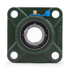 XIKE 2 Pcs UCF205-16 Bore 1" Pillow Block Square Flange Mounted Ball Bearings.