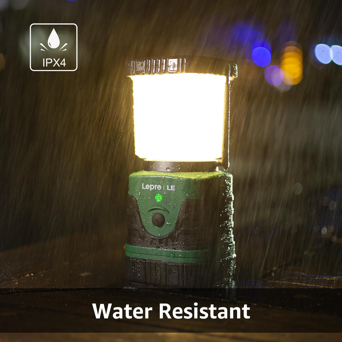1000LM LED Camping Lantern Rechargeable, 4400mAh, 4 Light Modes | Camping Essentials, Waterproof Lantern Flashlight
