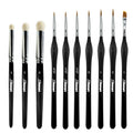 10 PCS Miniature Paint Brushes Drybrush Set,Detail Paint Brushes