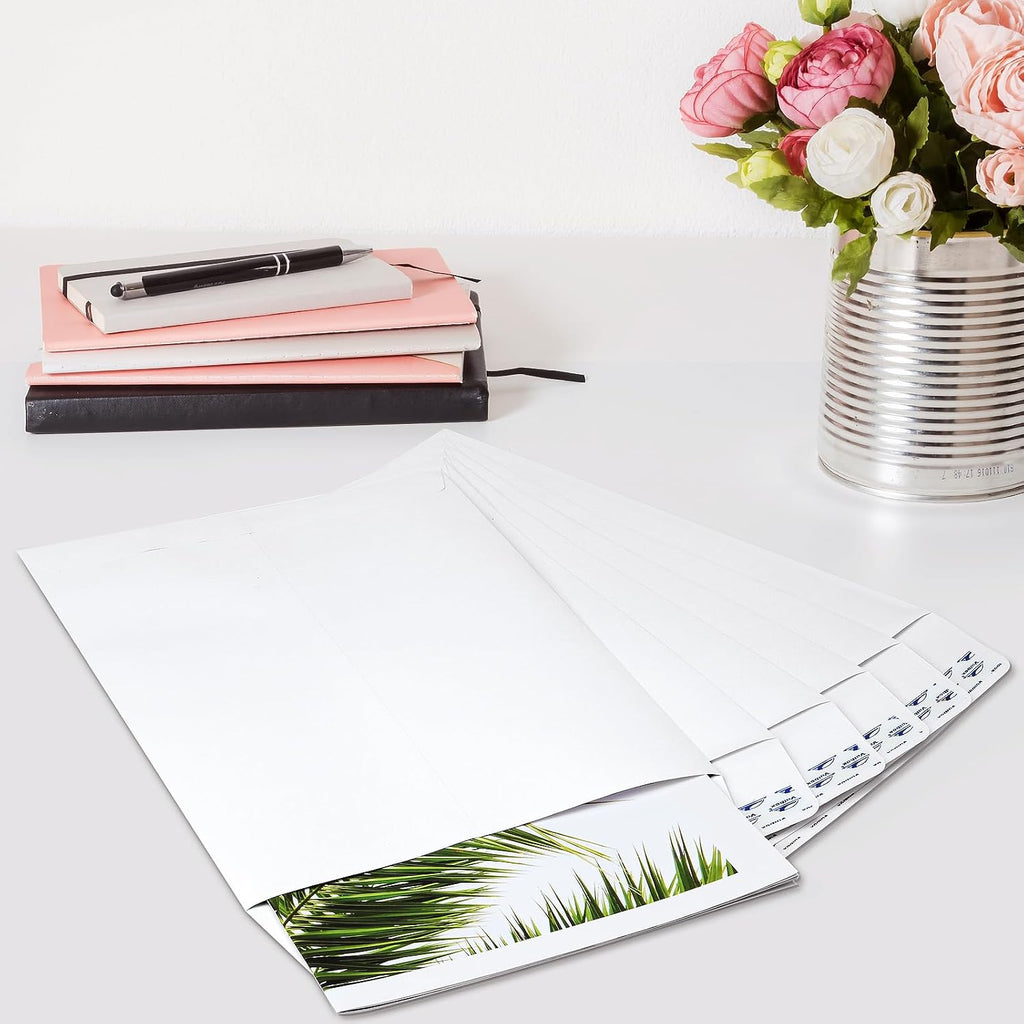 10x13 Self Seal Catalog Envelopes 150 Packs Large White Envelopes with Peel and Seal Flap for Mailing, Organizing and