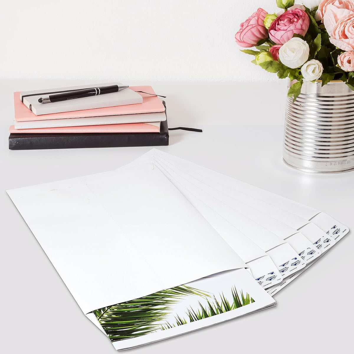 10x13 Self Seal Catalog Envelopes 150 Packs Large White Envelopes with Peel and Seal Flap for Mailing, Organizing and