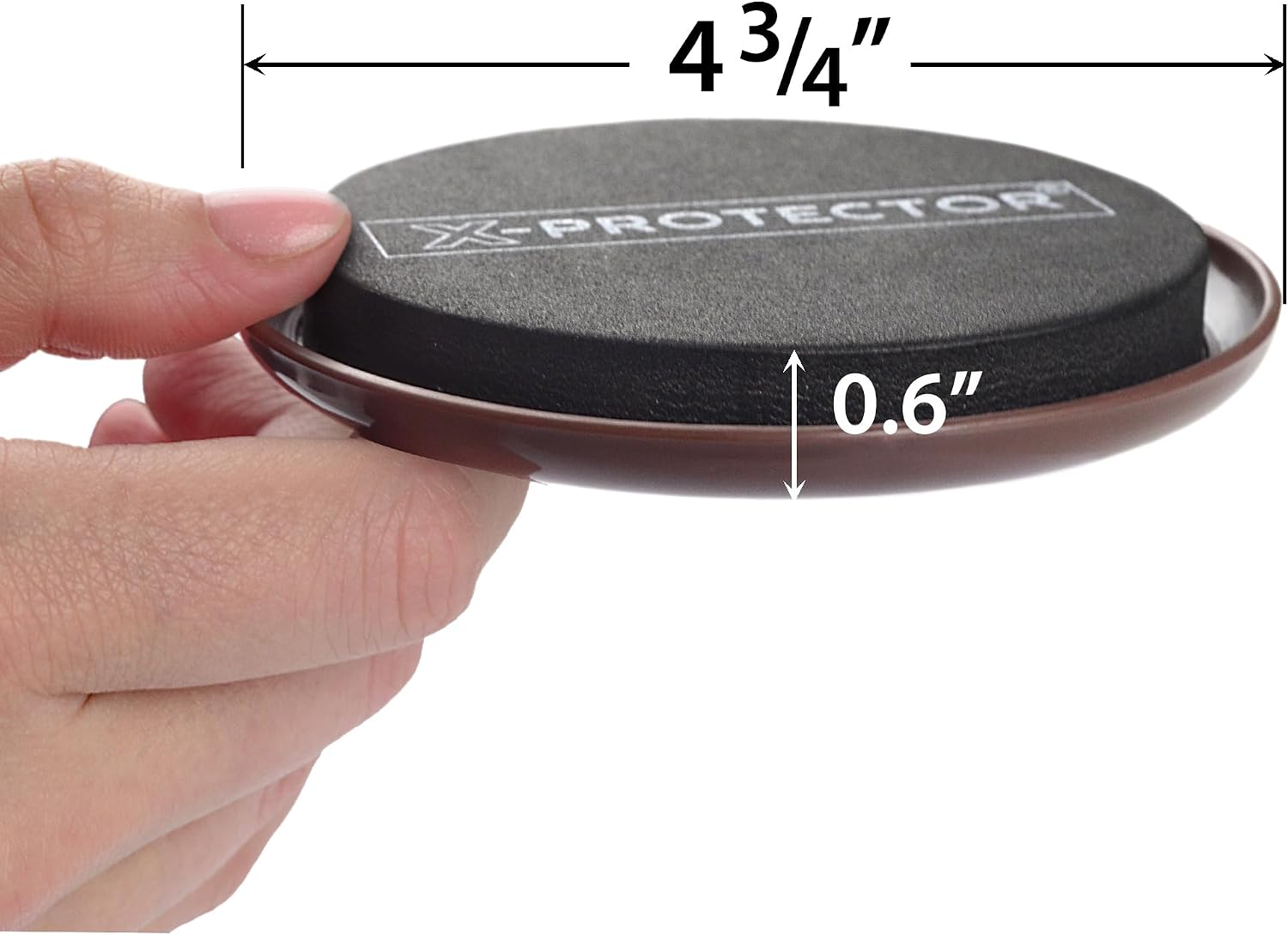 Furniture Sliders for Carpet X-PROTECTOR - 8 PCS Heavy Moving Pads 4 3/4" | Premium Sliders for Furniture. Move Your
