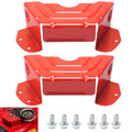 SnowBear 2-Pack Red Deck Belt Cover 42/46" 783-06424A-0638 Compatible with MTD, Troy Bilt, Cub Cadet, Columbia, Craftsman Lawn Mower Machines 783-06424A 13AJ771S004 (2010) 13AM77LS058