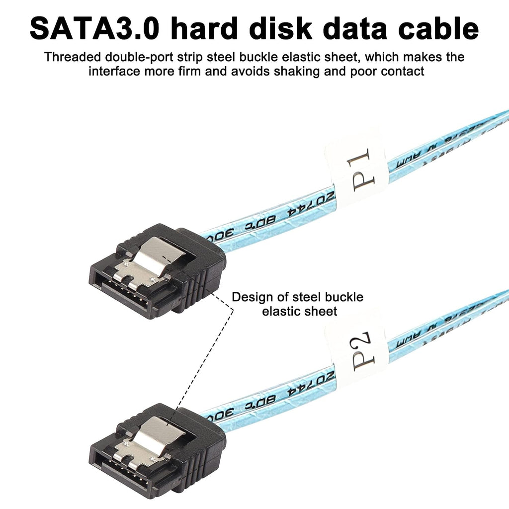 XMSJSIY HD Mini SAS SFF-8643 to SATA Cable, SFF-8643 Host to 4X SATA