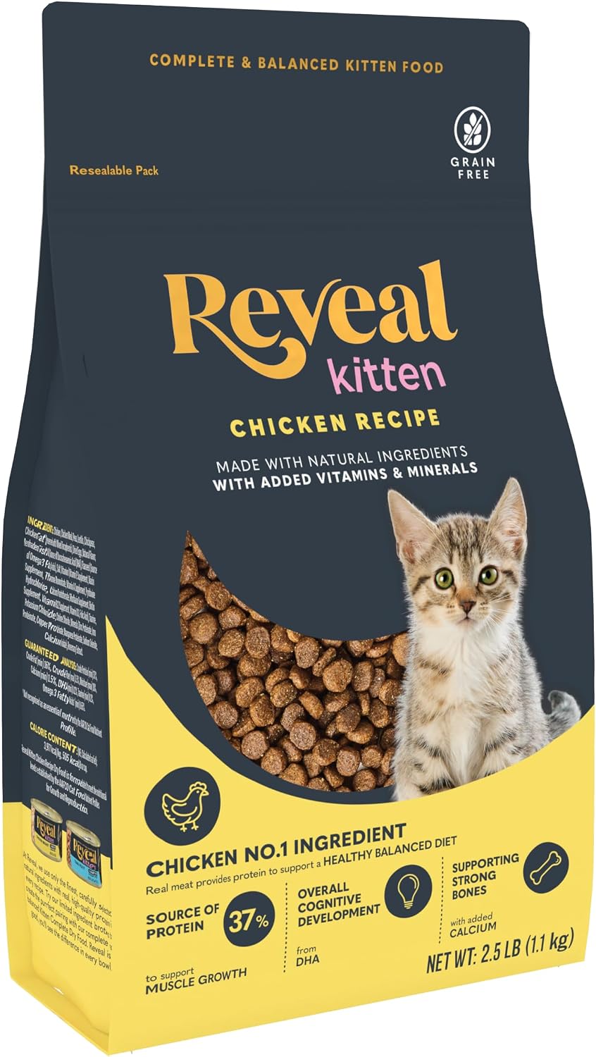 Kitten Chicken Grain Free Complete Dry Food 2.5 lb Bag